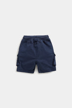 
                        
                          Load image into Gallery viewer, Mothercare Navy Cargo Shorts
                        
                      