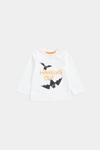 
                        
                          Load image into Gallery viewer, Mothercare White Halloween Long-Sleeved T-Shirt
                        
                      