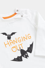 
                        
                          Load image into Gallery viewer, Mothercare White Halloween Long-Sleeved T-Shirt
                        
                      