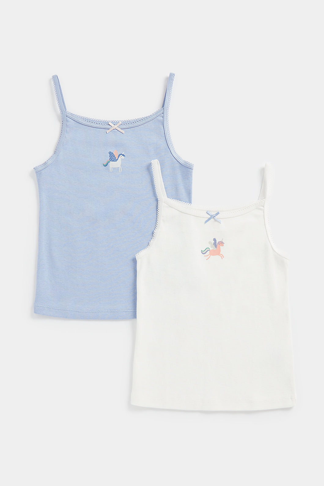 Mothercare Unicorn Camisole Vests - 2 Pack