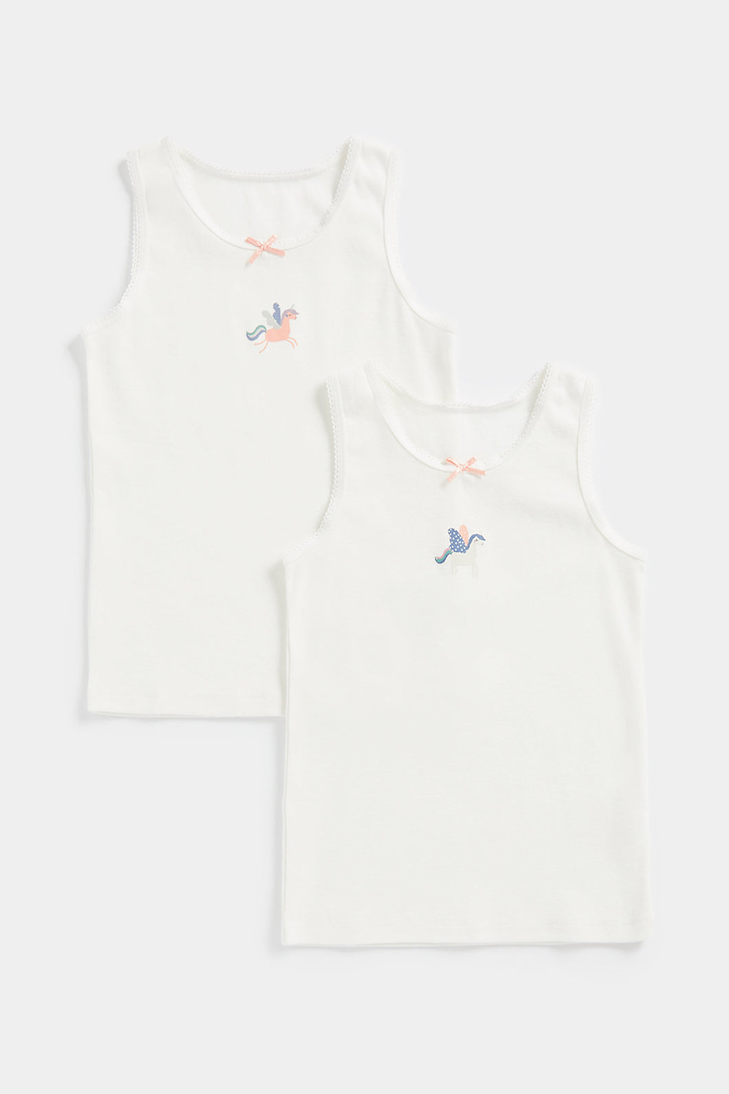 Mothercare Unicorn Sleeveless Vests - 2 Pack