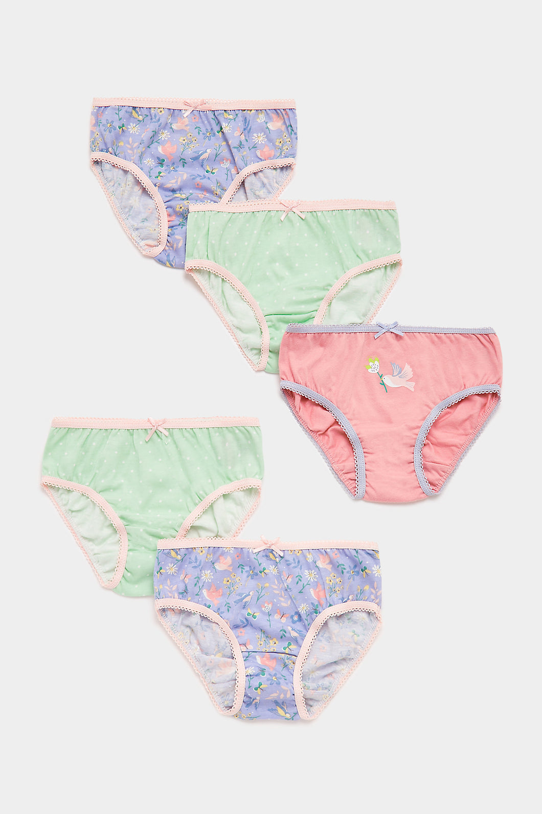 Mothercare Bird Briefs - 5 Pack