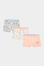 
                        
                          Load image into Gallery viewer, Mothercare Floral Short Briefs - 3 Pack
                        
                      