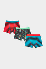 
                        
                          Load image into Gallery viewer, Mothercare Paint Splatter Trunk Briefs - 3 Pack
                        
                      