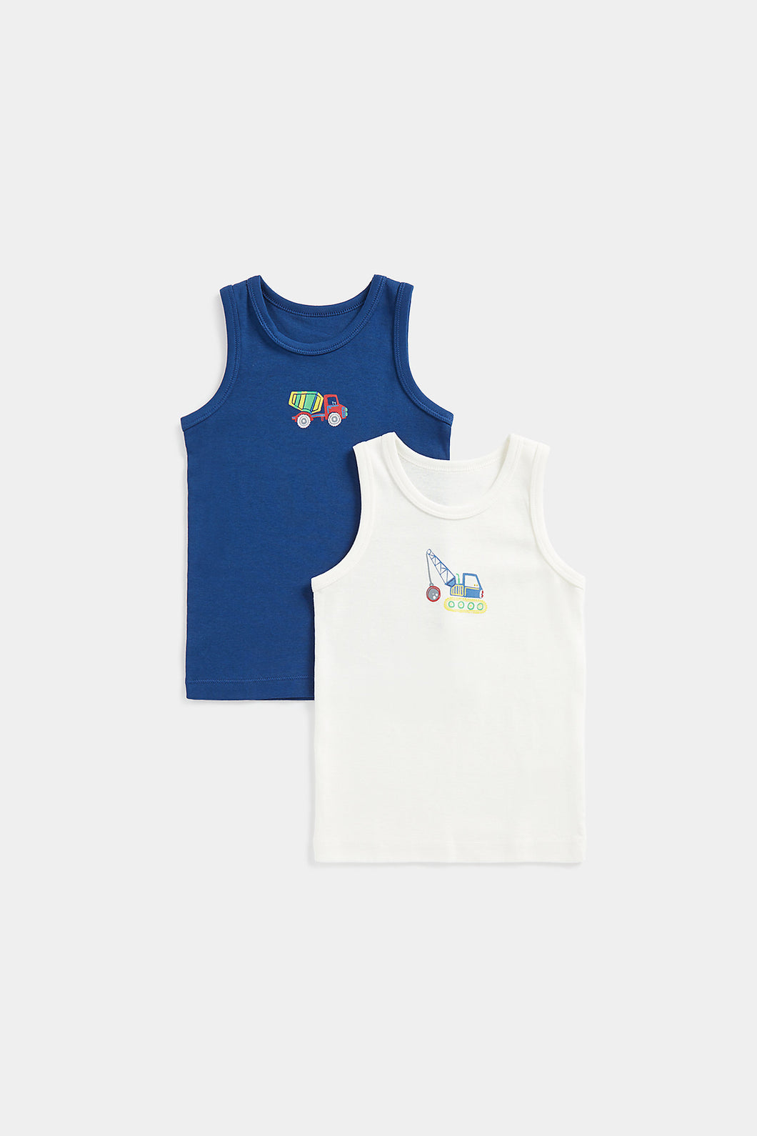 Mothercare Construction Sleeveless Vests - 2 Pack
