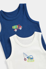 
                        
                          Load image into Gallery viewer, Mothercare Construction Sleeveless Vests - 2 Pack
                        
                      