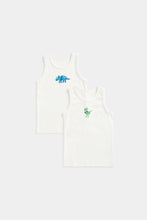 
                        
                          Load image into Gallery viewer, Mothercare Dino Sleeveless Vests - 2 Pack
                        
                      