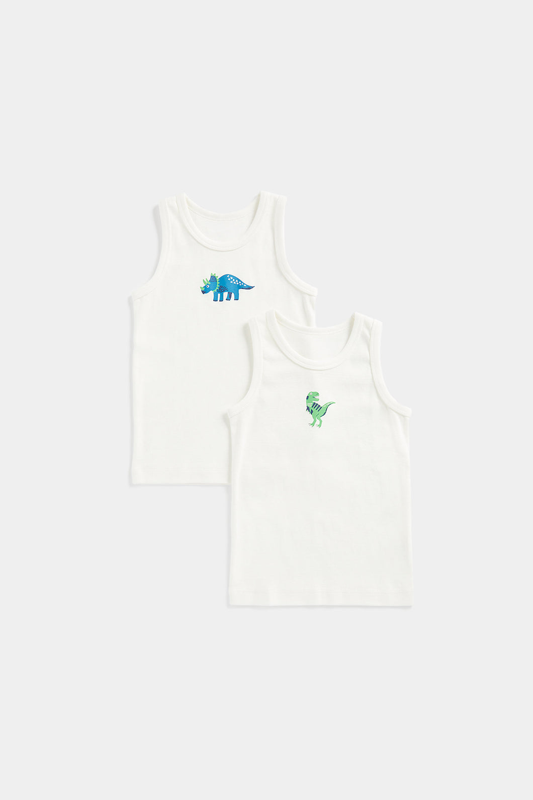 Mothercare Dino Sleeveless Vests - 2 Pack