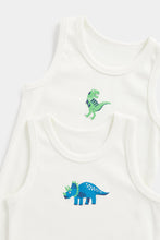 
                        
                          Load image into Gallery viewer, Mothercare Dino Sleeveless Vests - 2 Pack
                        
                      