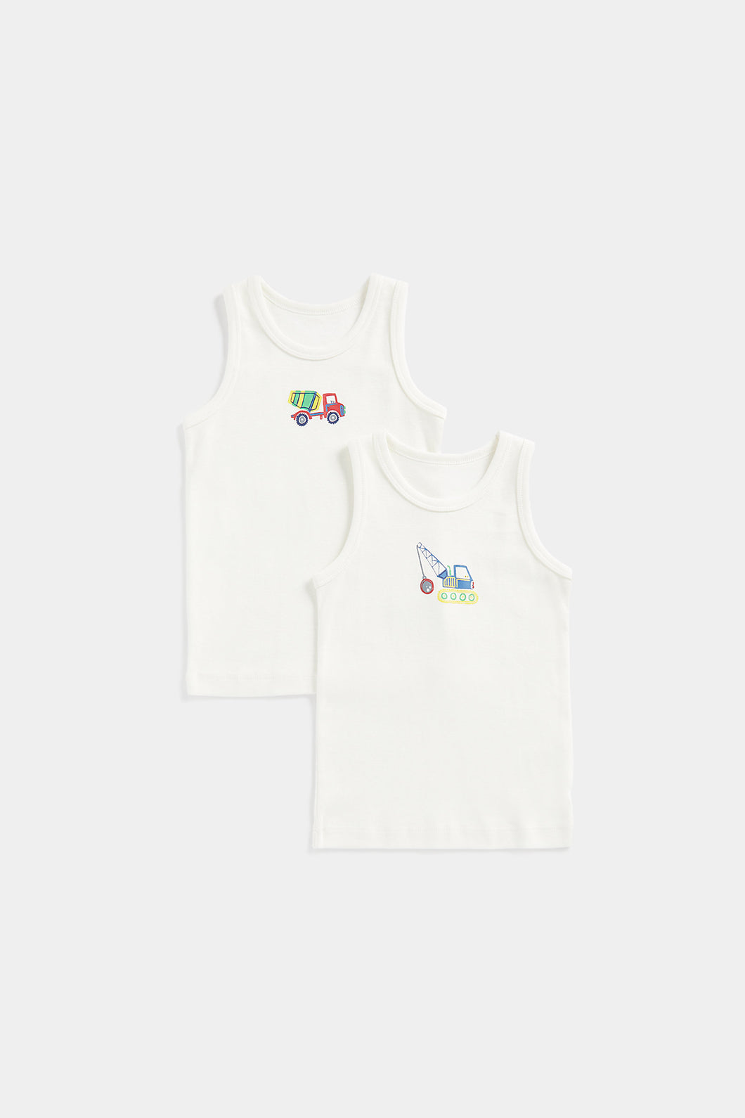 Mothercare Construction Sleeveless Vests - 2 Pack