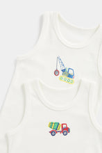 
                        
                          Load image into Gallery viewer, Mothercare Construction Sleeveless Vests - 2 Pack
                        
                      