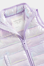 
                        
                          Load image into Gallery viewer, Mothercare Iridescent Pack-Away Quilted Gilet
                        
                      