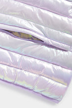 
                        
                          Load image into Gallery viewer, Mothercare Iridescent Pack-Away Quilted Gilet
                        
                      