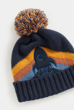 
                        
                          Load image into Gallery viewer, Mothercare Blue Skate Knitted Beanie Hat
                        
                      