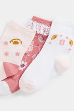 
                        
                          Load image into Gallery viewer, Mothercare Floral Socks - 3 Pack
                        
                      