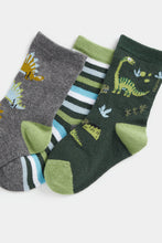 
                        
                          Load image into Gallery viewer, Mothercare Dinosaur Socks - 3 Pack
                        
                      