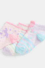 
                        
                          Load image into Gallery viewer, Mothercare Party Horse Trainer Socks - 5 Pack
                        
                      