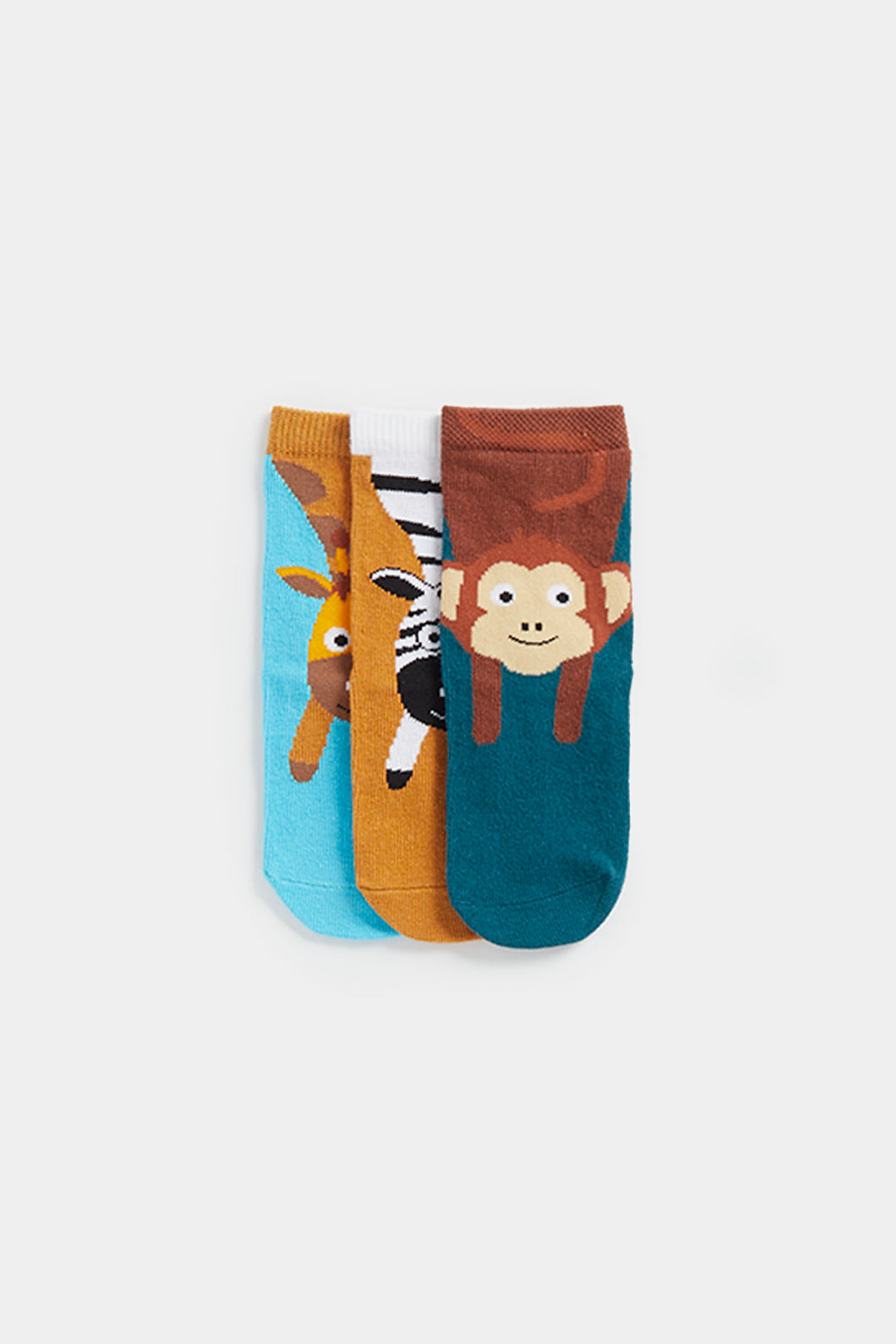 Mothercare Safari Socks - 3 Pack
