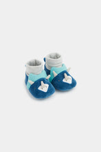 
                        
                          Load image into Gallery viewer, Mothercare Dino Sock-Top Baby Booties
                        
                      