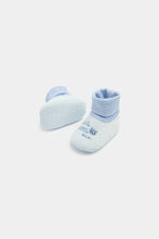 
                        
                          Load image into Gallery viewer, Mothercare Bear Sock-Top Baby Booties - 3 Pack
                        
                      