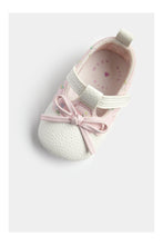 
                        
                          Load image into Gallery viewer, Mothercare White T-Bar Pram Shoes
                        
                      