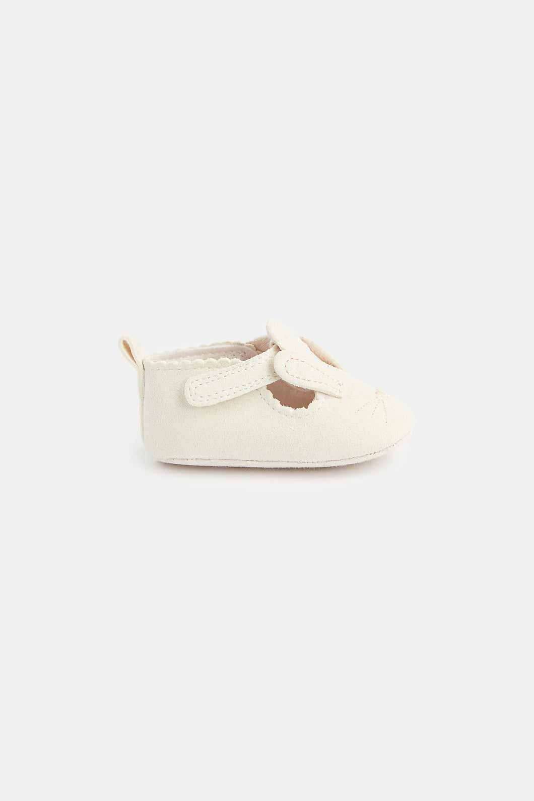 Mothercare White Leather Pram Shoes