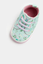 
                        
                          Load image into Gallery viewer, Mothercare Floral Baby Pram Shoes
                        
                      