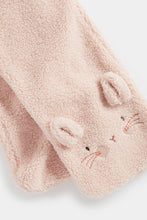 
                        
                          Load image into Gallery viewer, Mothercare Pink Cat Borg Hat and Scarf Set
                        
                      