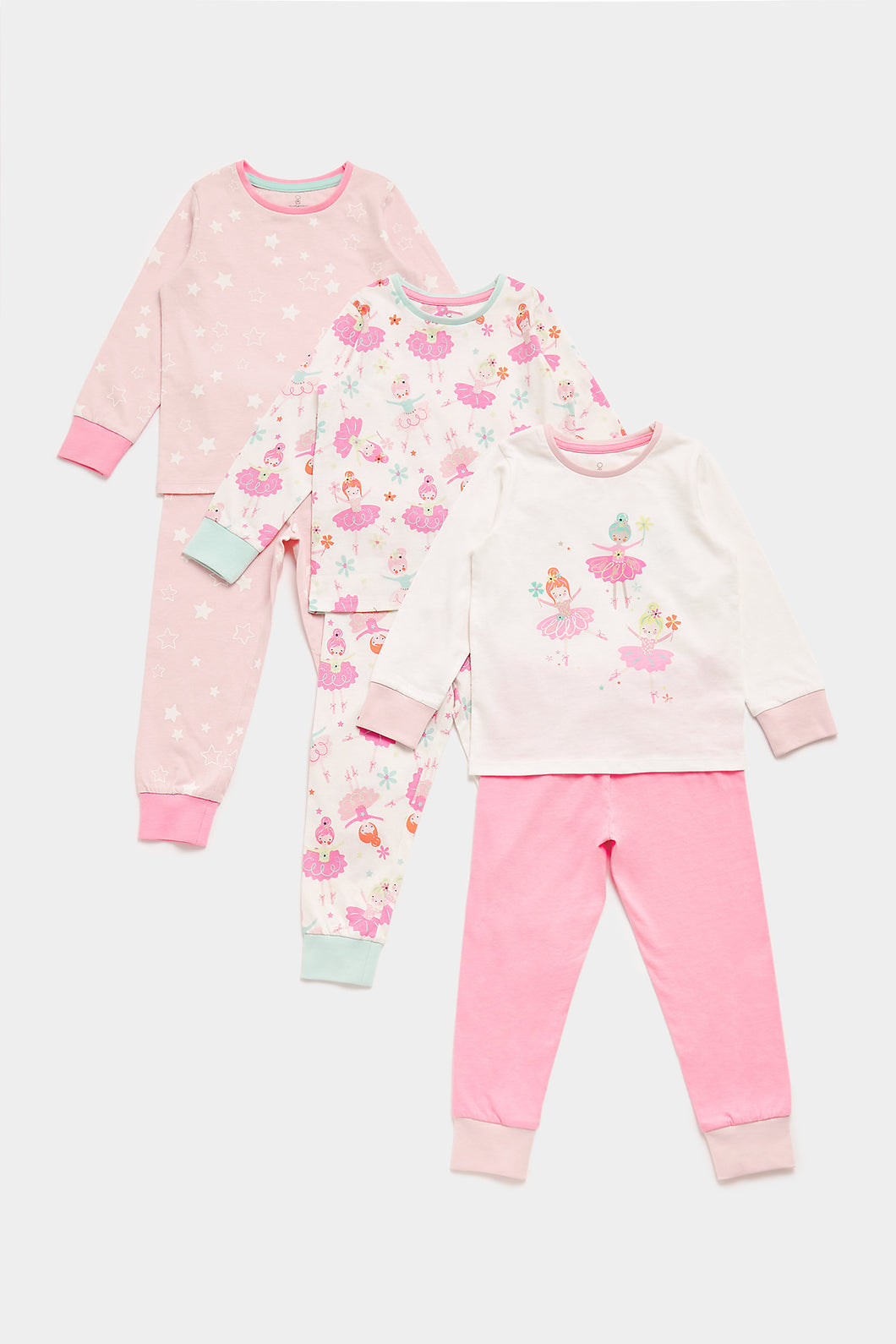 Mothercare Ballerina Pyjamas - 3 Pack