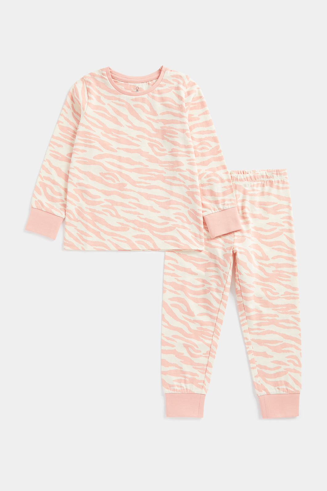 Mothercare Pink Animal-Print Pyjamas