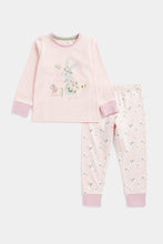 
                        
                          Load image into Gallery viewer, Mothercare Pink Bunny Pyjamas
                        
                      