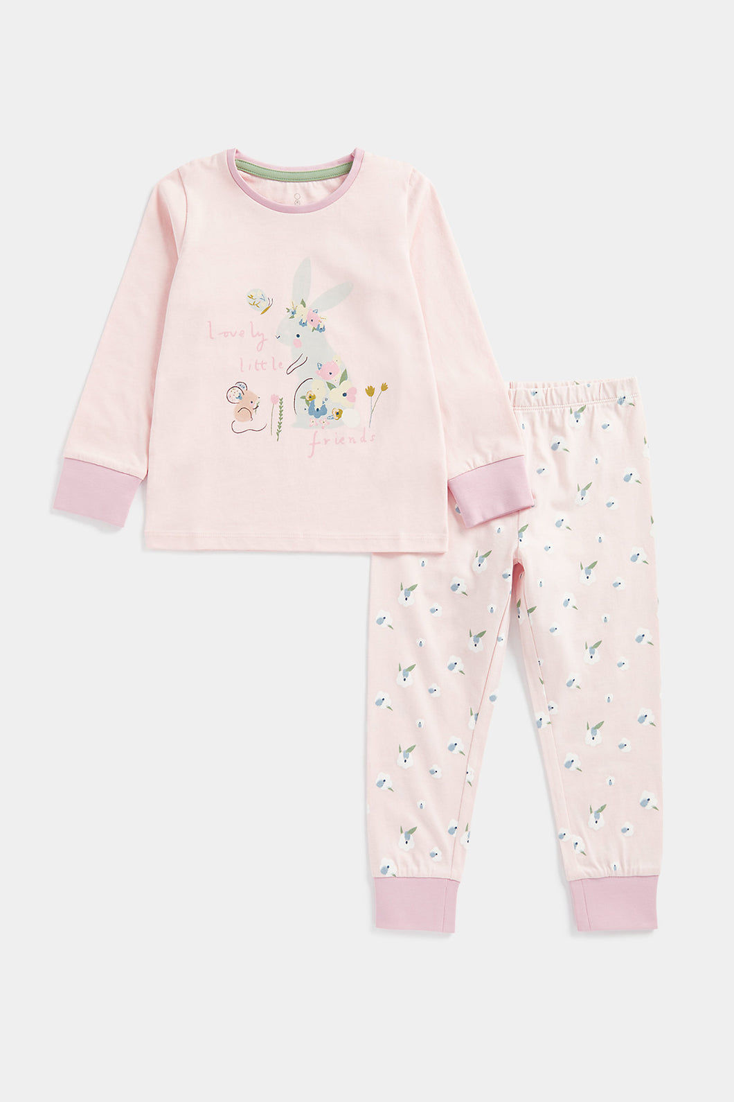 Mothercare Pink Bunny Pyjamas