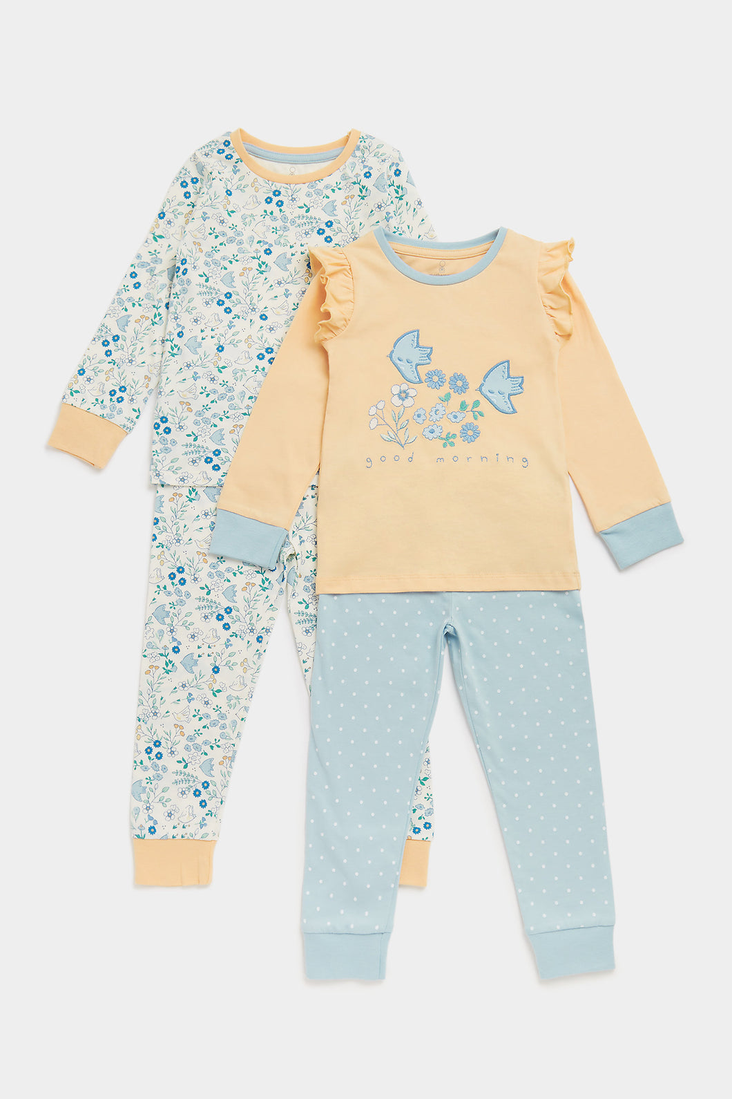 Mothercare Good Morning Pyjamas - 2 Pack