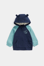 
                        
                          Load image into Gallery viewer, Mothercare Blue Bear Borg-Lined Hoody
                        
                      