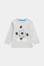 
                        
                          Load image into Gallery viewer, Mothercare Grey Football Game Long-Sleeved T-Shirt
                        
                      
