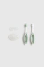 
                        
                          Load image into Gallery viewer, Mothercare First Toothbrush 3-Piece Set
                        
                      