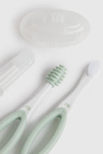 
                        
                          Load image into Gallery viewer, Mothercare First Toothbrush 3-Piece Set
                        
                      