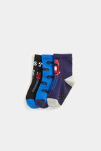 
                        
                          Load image into Gallery viewer, Mothercare Fast Car Slip-Resist Socks - 3 Pack
                        
                      