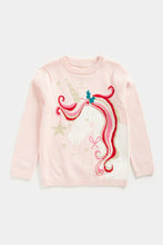 
                        
                          Load image into Gallery viewer, Mothercare Festive Unicorn Knitted Jumper
                        
                      
