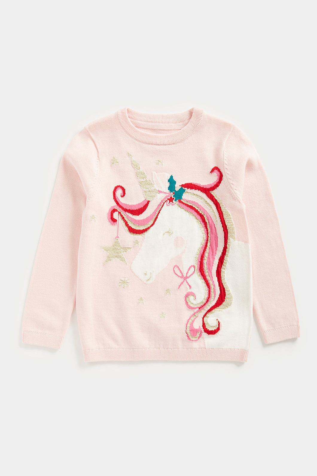 Mothercare Festive Unicorn Knitted Jumper