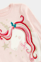 
                        
                          Load image into Gallery viewer, Mothercare Festive Unicorn Knitted Jumper
                        
                      