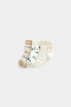 
                        
                          Load image into Gallery viewer, Mothercare Moose Baby Socks - 3 Pack
                        
                      