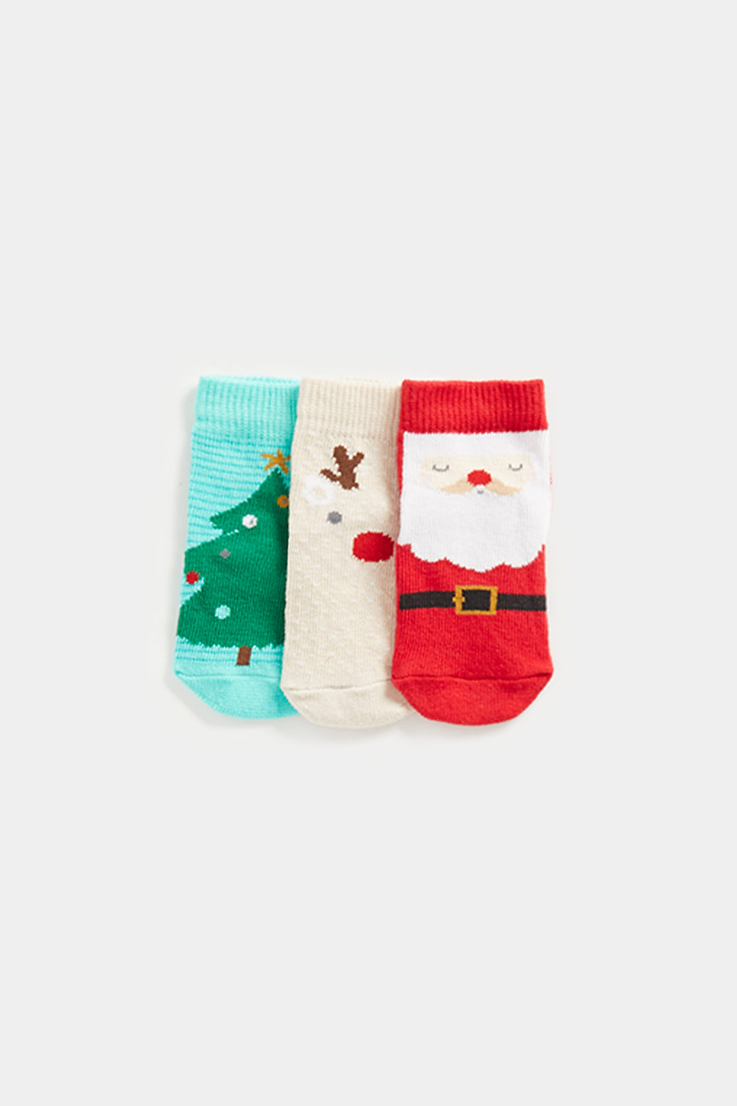 Mothercare Festive Baby Socks - 3 Pack