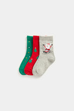 
                        
                          Load image into Gallery viewer, Mothercare Festive Socks - 3 Pack
                        
                      