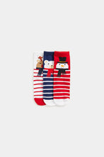 
                        
                          Load image into Gallery viewer, Mothercare Festive Faces Socks - 3 Pack
                        
                      