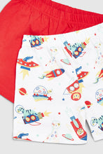 
                        
                          Load image into Gallery viewer, Mothercare Space Animals Shortie Pyjamas - 2 Pack
                        
                      