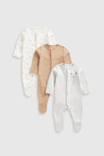 
                        
                          將圖片載入圖庫檢視器 Mothercare Bear Baby Sleepsuits - 3 Pack
                        
                      