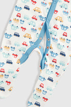 
                        
                          Load image into Gallery viewer, Mothercare Cars Baby Sleepsuits - 3 Pack
                        
                      