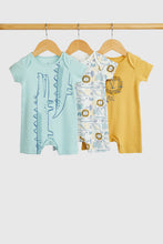 
                        
                          Load image into Gallery viewer, Mothercare Safari Rompers - 3 Pack
                        
                      