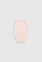 
                        
                          Load image into Gallery viewer, Mothercare Cat Sleeveless Baby Bodysuits - 5 Pack
                        
                      